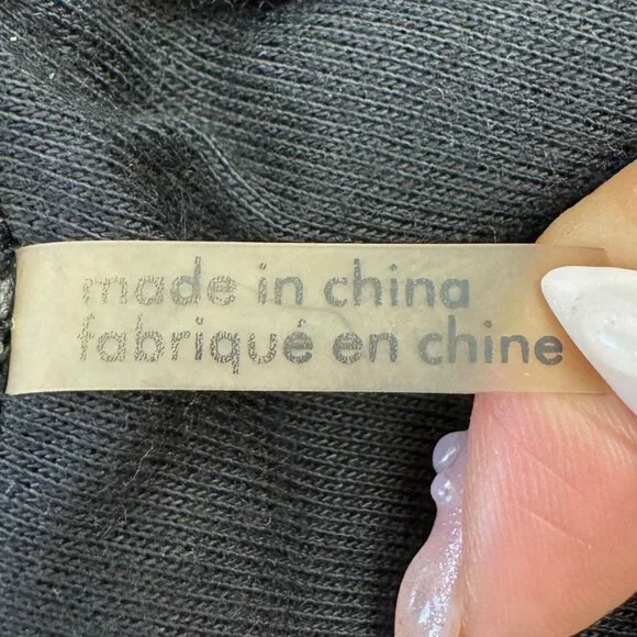 Steve Madden Zip Up Tie Front Trench Coat Women XL Charcoal Gray - Picture 7 of 11